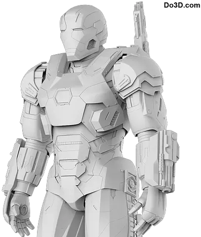 War Machine Mark Iii Mk 003 Iron Man War Machine Pepakura Foam Files Png War Machine Png