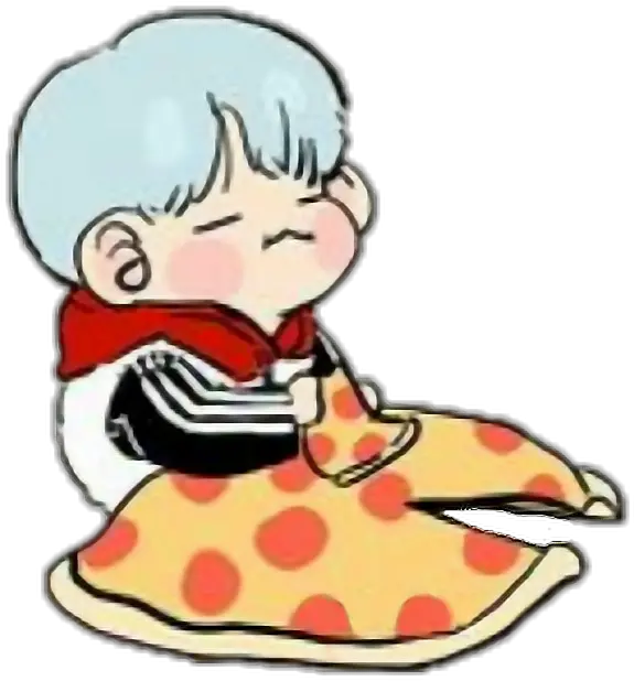 Suga Minyoongi Yoongi Bts Pizza Btauga Bts Suga Chibi Drawing Png Suga Png