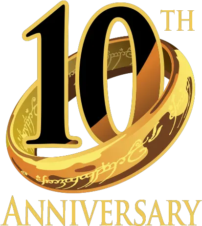 10th Anniversary Celebrations 10th Wedding Anniversary Logo Png Anniversary Logo