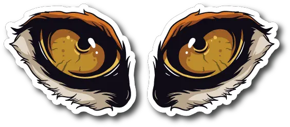 Monster Eyes Vinyl Sticker Stickers Transparent Monster Eyes Png Monster Eyes Png