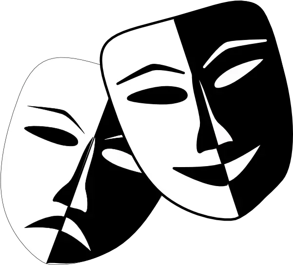 Theater Masks Download Free Clip Art Two Face Mask Png Drama Masks Png