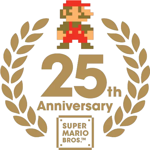 Filesuper Mario Bros 25th Anniversary Logosvg Mario 25th Anniversary Logo Png Super Mario Logo Png