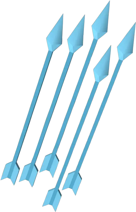 Ice Arrows The Runescape Wiki Blue Bow Arrow Png Arrows Images Png