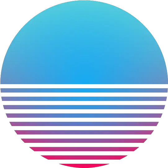 Download Hd Png Free Library Retro Wave Blue By Retro Wave Retro Sun Transparent Retro Png