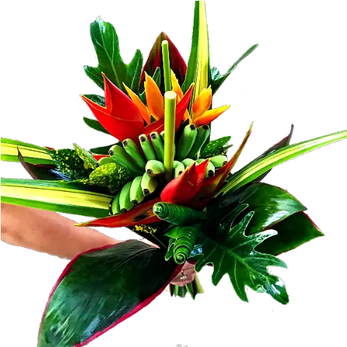 Calipso Medium Tropical Bouquet Fresh Png Tropical Flowers Png