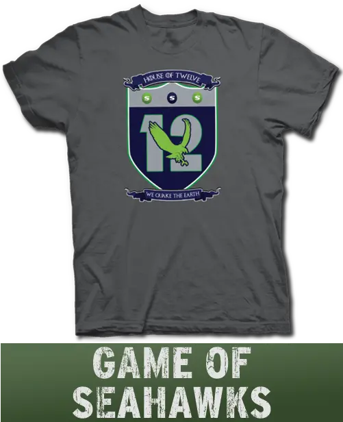 12th Man Tees Unoficial Seattle Fan Tee Shirts National T Shirt Png Seahawk Logo Image