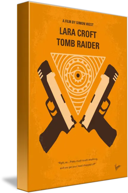 No My Lara Croft Tomb Raider Minimal Movie Post By Chungkong Art Tomb Raider Minimalist Poster Png Lara Croft Transparent