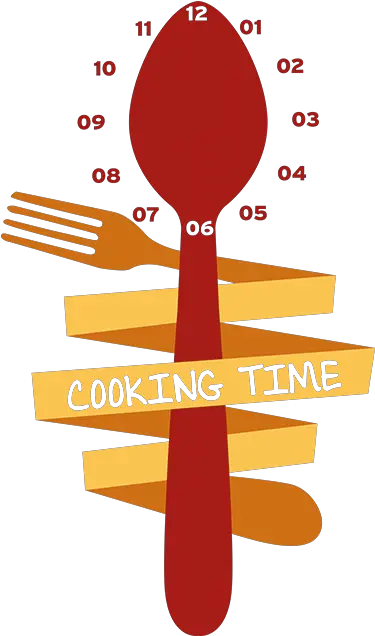 Fork Spoon Clock Sticker Language Png Fork And Spoon Logo