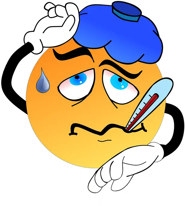 Catch A Cold Ill Fever Fever And Cold Emoji Png Cold Png