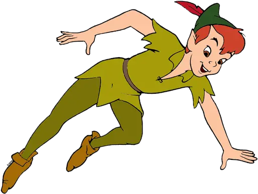 His Shadow Peter Pan Flying Png