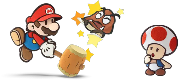 Download Toad Paper Mario Sticker Star Nintendo Paper Png Paper Mario Png
