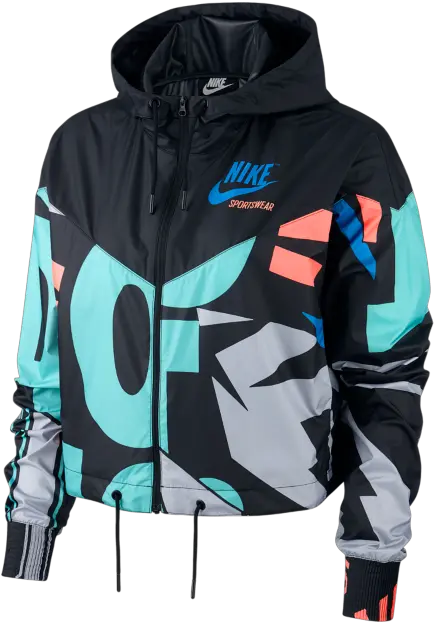 Nike Logo Mash Jacket Womenu0027s Nike Jackets Women Nike Cortavientos Mujer Nike Png Nike Logo Black