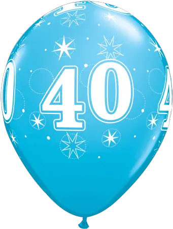 Download Hd 40th Birthday Balloon Latex Blue 6pk 50th Pink Colour Balloon For Birthday Png Birthday Balloons Transparent Background png