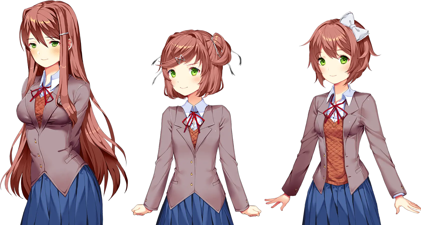 Doki Literature Club Sprites Png Doki Doki Literature Club Png Doki Doki Literature Club Transparent