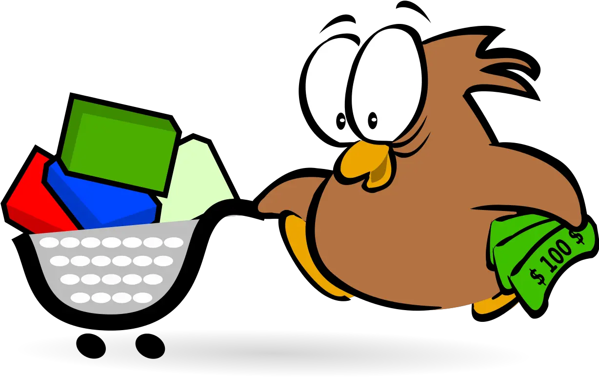 Owl Shopping Transparent Cartoon Jingfm Animal Cartoon Money Png Owl Silhouette Png