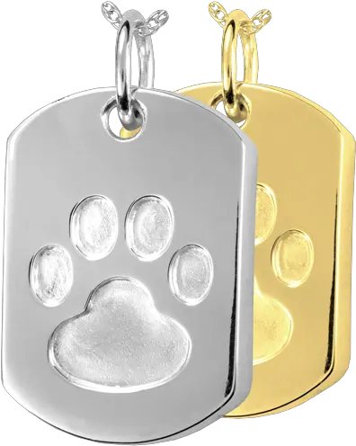 Paw Print Dog Tag Jewellery Png Paw Print Png