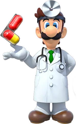 Dr Mario Miracle Cure Luigi Dr Mario World Dr Luigi Png Dr Mario Png