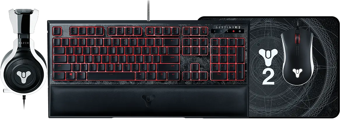 Destiny 2 Razer Ornata Chroma Gaming Razer Ornata Chroma Destiny 2 Png Razer Keyboard Png