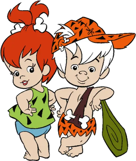 Pebbles Flintstone And Bam Rubble Pebbles And Bam Bam Flintstone Png Rubble Png