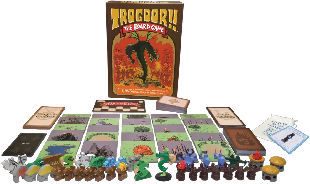 Trogdor The Board Game Deluxe Version Burninator Trogdor Board Game Deluxe Edition Png Board Game Png