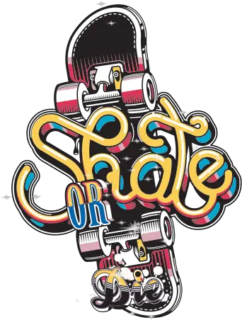 Printed Vinyl Skate Or Die Graffiti Stickers Factory Skateboard Deck Artwork Vector Png Graffiti Transparent Background