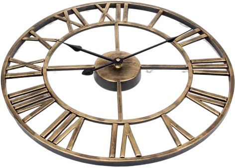 Finvis Gold Large Modern Wall Clock In 2020 Large Wall Wall Clock Png Gold Clock Png