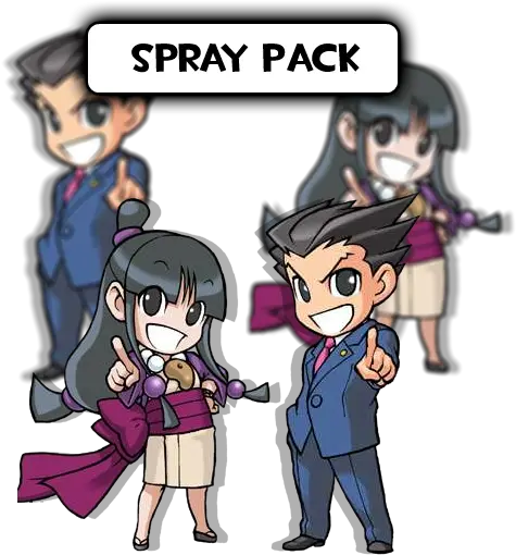 Phoenix Wright Spray 1 Team Fortress 2 Sprays Phoenix Wright Chibi Png Phoenix Wright Png