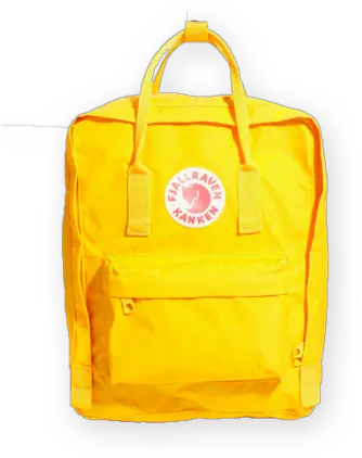 Codepen Backpack Screen Mockup Fjallraven Kanken Bright Yellow Png Backpack Transparent Background