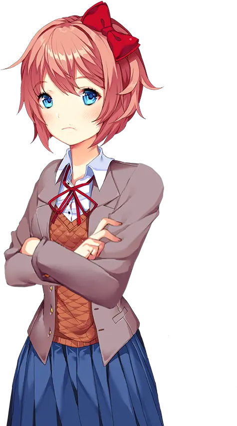 Sayori Png 3 Image Sayori Ddlc Png Sayori Png