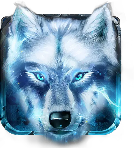 About Fancy Gold Ice Wolf Theme Google Play Version Ice Wolf Icon Png Icy Icon