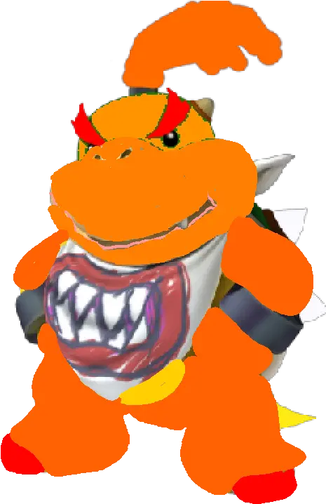 Giga Fire Bowser Jr Dark Giga Bowser Jr Full Size Png Dark Dry Bowser Jr Bowser Png