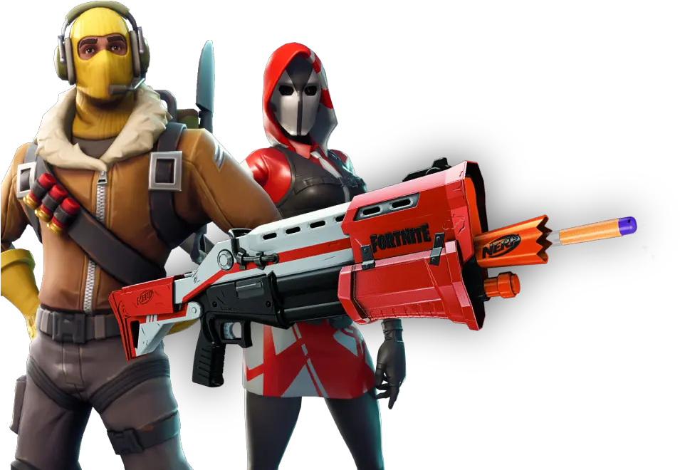 Costa Nerf Wars Parties Raptor Fortnite Skin Png Nerf Logo Png