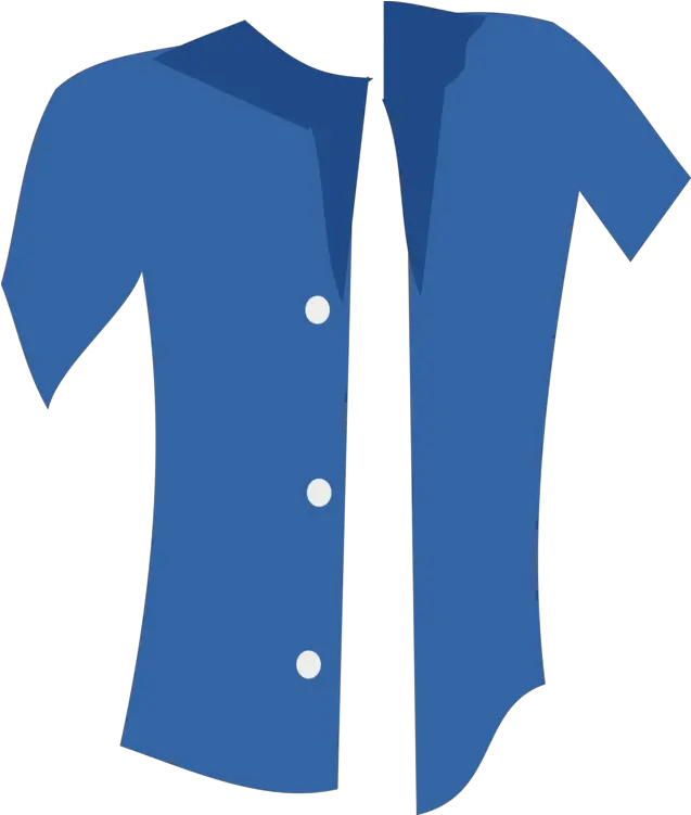 T Blue Shirt Clipart Png Shirt Button Png