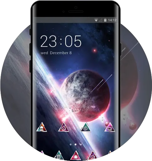 Lenovo K5 Theme Free Android U2013 U Launcher 3d Celestial Event Png Blue Lenovo Icon