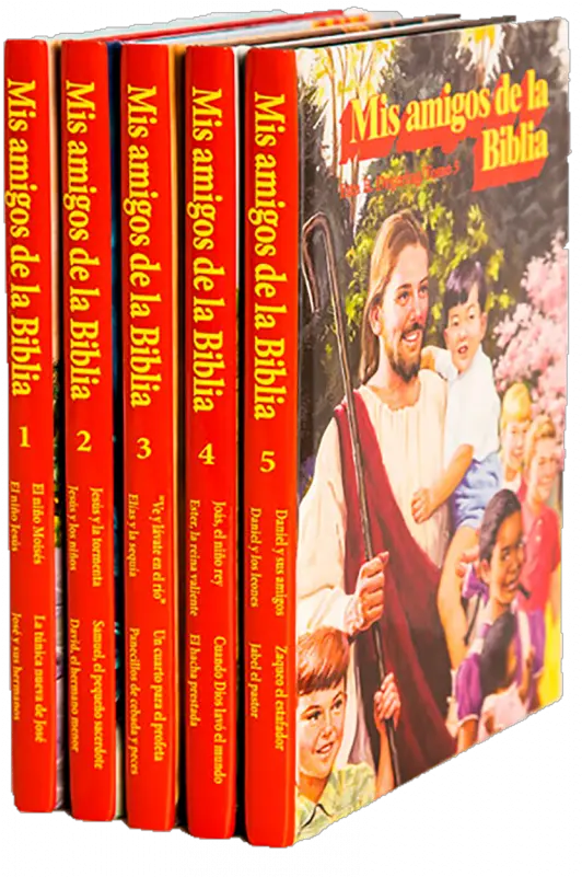 Mis Amigos De La Biblia 5 Vols Book Cover Png Biblia Png