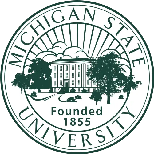 Custom Universityschool Fraternity Sorority Signs U0026 Plaques Michigan State University Crest Png Michigan Outline Transparent