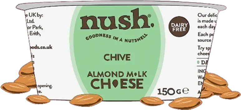 Nush Almond Chese Spread Chive 150g Reduced To Clear Coin Png Almond Transparent