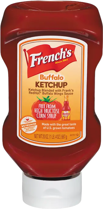 Frenchs Buffalo Tomato Ketchup Buffalo Ketchup Png Ketchup Transparent