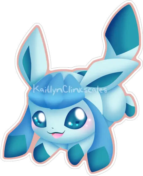 Glaceon Artwork Pokemon Glaceon Kawaii Full Size Png Eevee Kawaii Imagenes De Pokemon Glaceon Transparent