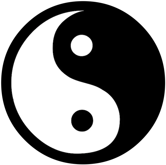 Yin And Yang Black White Yin And Yang Png Yin Yang Logo