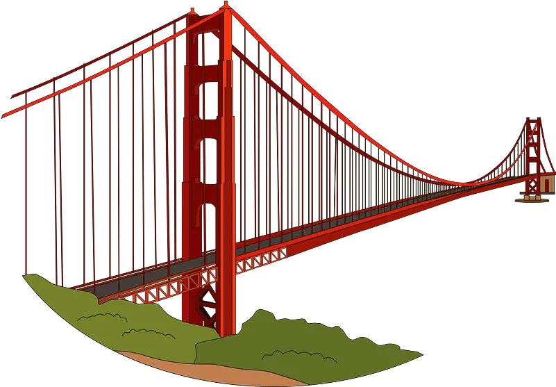 Golden Gate Bridge Clipart Golden Gate Bridge Png Bridge Clipart Transparent