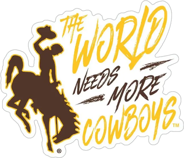 Cowboys Perfect Cut Decal World Needs More Cowboys Wyoming Png Cowboys Logo Images