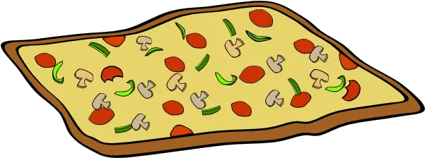 Rectangular Veggie Pizza Clip Art Vector Clip Pizza Clip Art Png Pizza Clipart Png