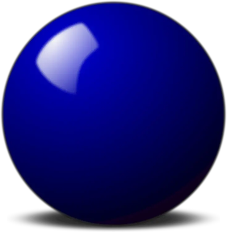 Blue Snooker Ball Sphere Png Sphere Png