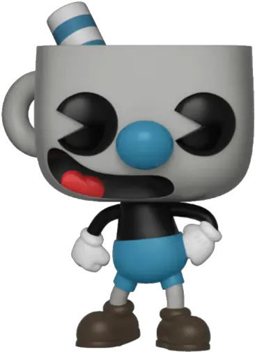 Funko Pop Vinyl Cuphead Mugman Colthat Uk Vinyl Cuphead Funko Pop Mugman Png Cuphead Transparent