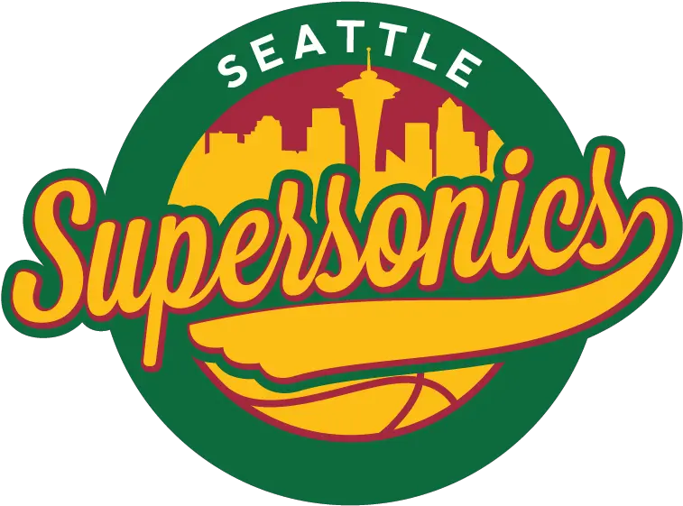 23087 Seattle Supersonics Png Seattle Supersonics Logo