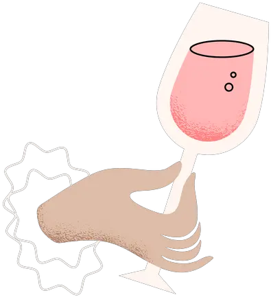 Transparent Png Svg Vector File Hand Holding Wine Svg Wine Glass Transparent Background