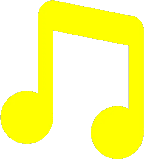 Yellow Musical Note Icon Free Yellow Musical Note Icons Yellow Music Note Png Music Note Transparent png