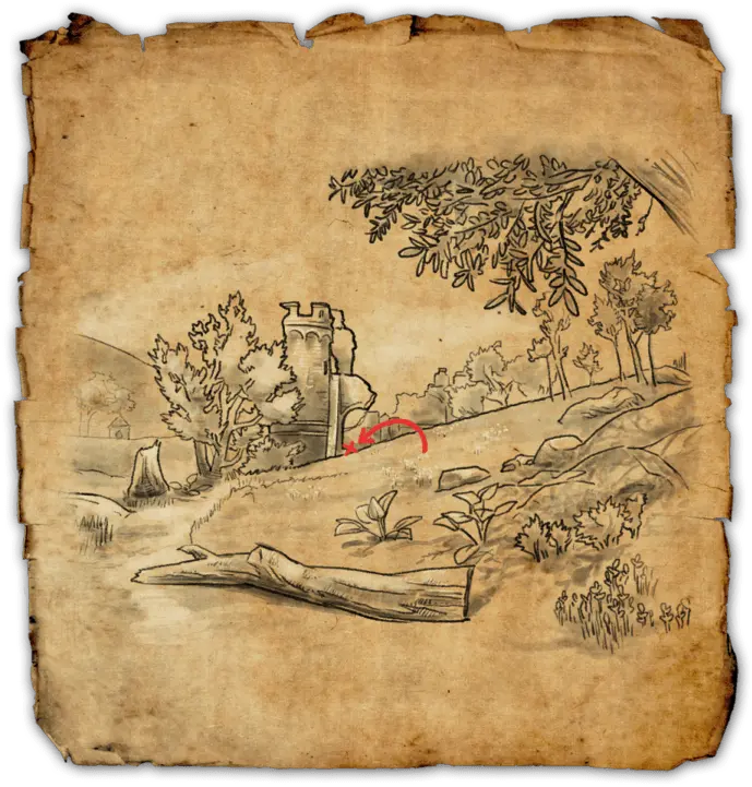 Blackwood Ce Treasure Map Iii Elder Scrolls Online Wiki Blackwood Treasure Map Png Nap Icon