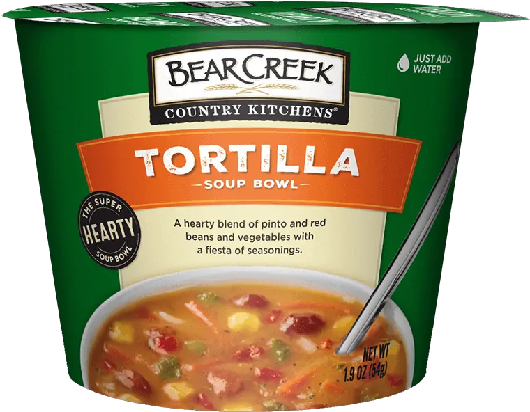 Download Tortilla Soup Bowl Bear Creek Soup Full Size Bear Creek Tortilla Soup Png Soup Png